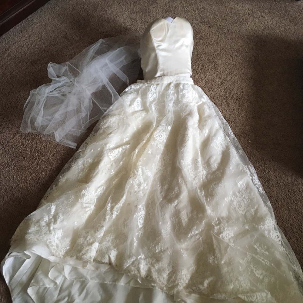 BHLDN ivy and aster ivory wedding gown